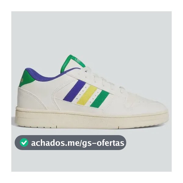 Tênis Masculino Break Start adidas Owhite/green/crewht Lisa 39 Br