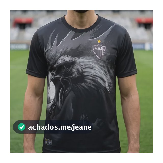 Camisa Atlético Mg Galão Da Massa Galo Oficial Licenciada