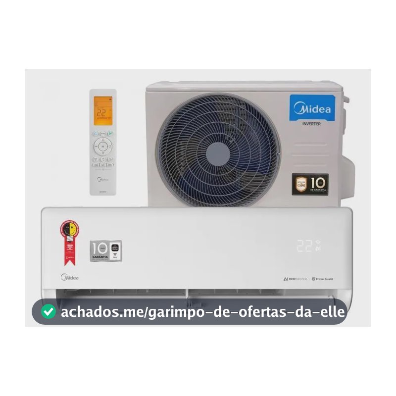 Ar Condicionado Inverter Springer Midea AI Ecomaster 9000 Btus Frio Branco