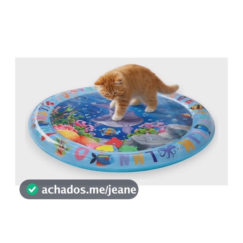 Tapete Inflável Sensorial Para Gato Antiestresse Interativo