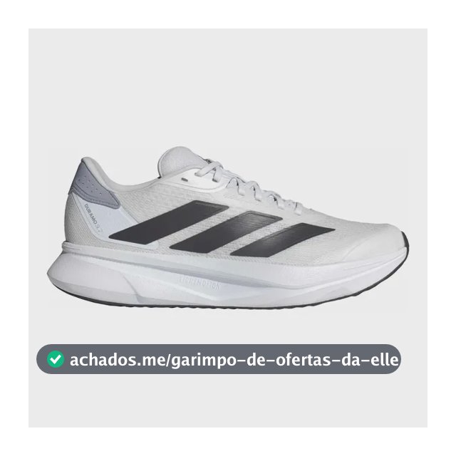 Tênis Masculino Corrida Duramo Sl 2 adidas Branco Liso 42 Br