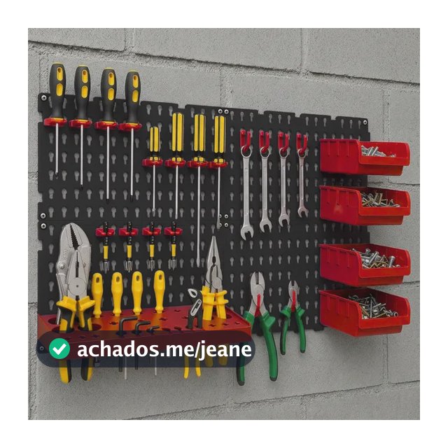 Painel Organizador 59x35 Gaveteiro Suporte Porta Alicate