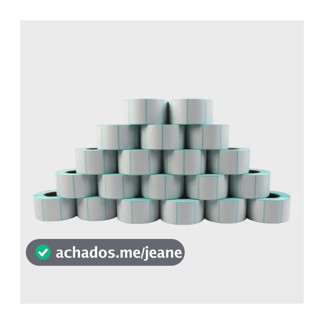 20 Rolos De Papel Térmico 30x40 Mm, 800 Folhas