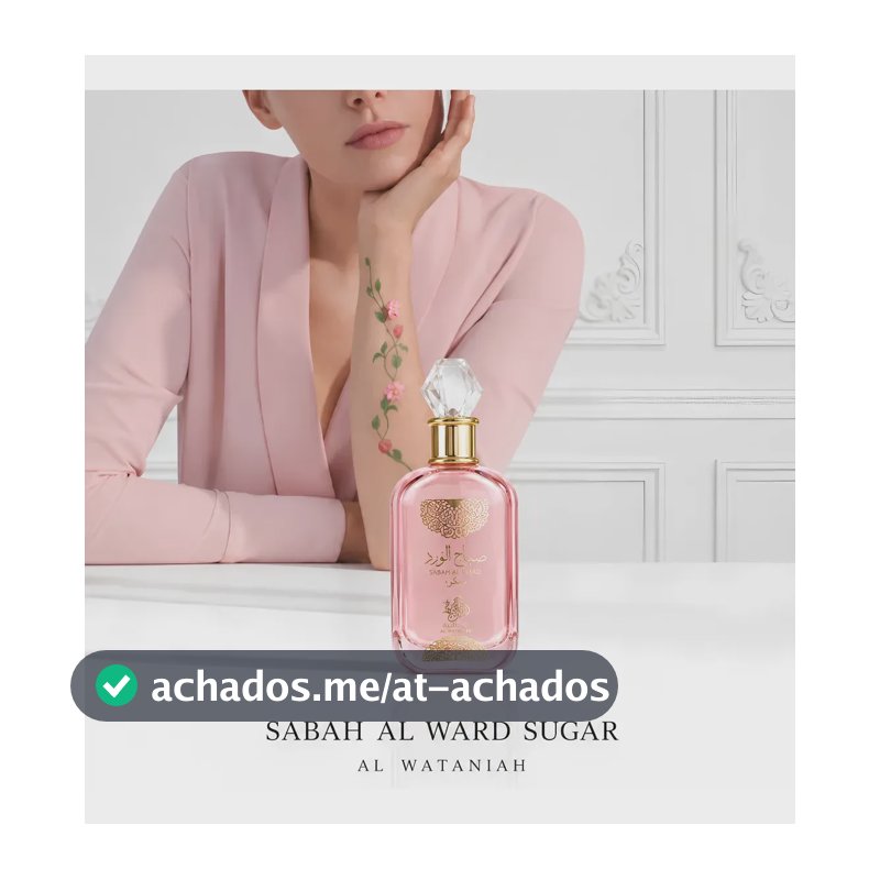 Perfume ÁRABE Sabah Al ward Sugar Original Feminino Eau de parfum