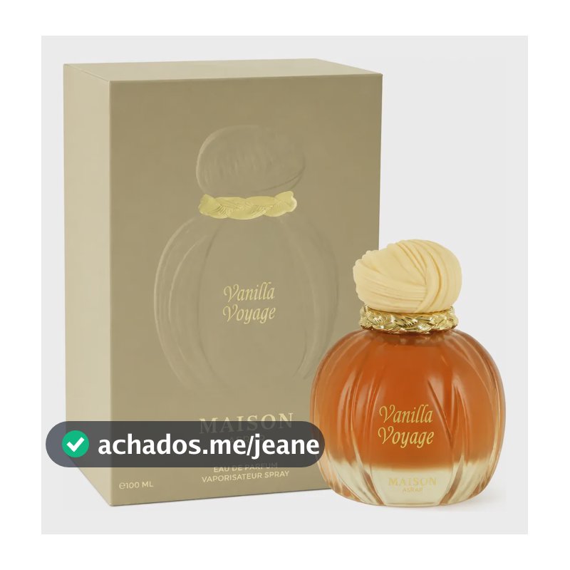 Perfume Feminino Maison Asrar Vanilla Voyage Edp 100ml