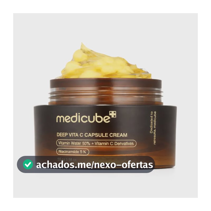 Medicube Deep Vitamin C - Hidratante Facial Golden Alivice Coreia - 55g Momento De Aplicação Dia/noite Todo Tipo De Pele