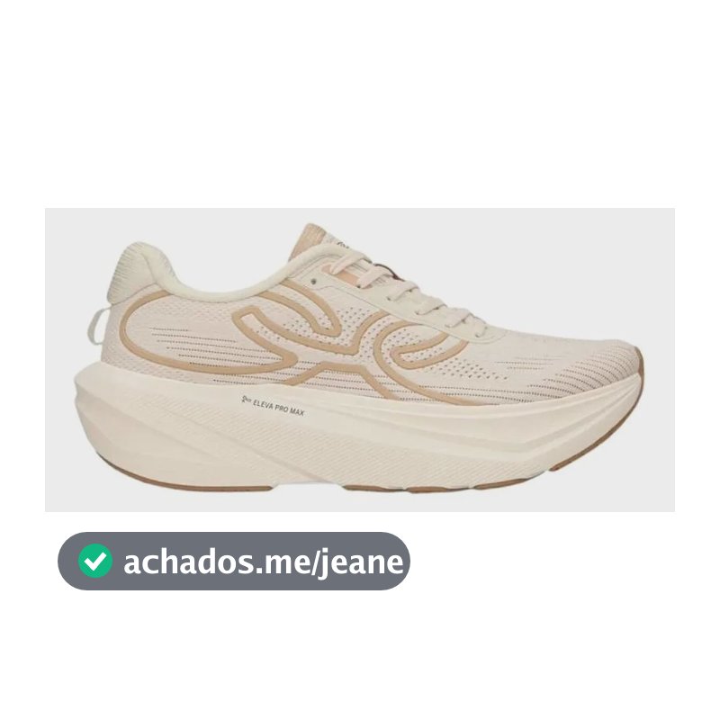 Tênis Olympikus Corre Max 2 Unissex Original Corrida Caminh Bege 38 Br