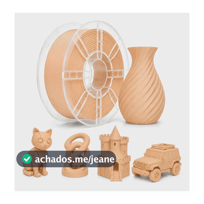 Filamento Pla Matte Sol3d 1kg 1,75mm Para Impressão 3d Areia