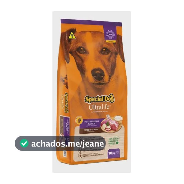 Ração Special Dog Ultralife Raça Peq. Adulto Cordeiro 10,1kg