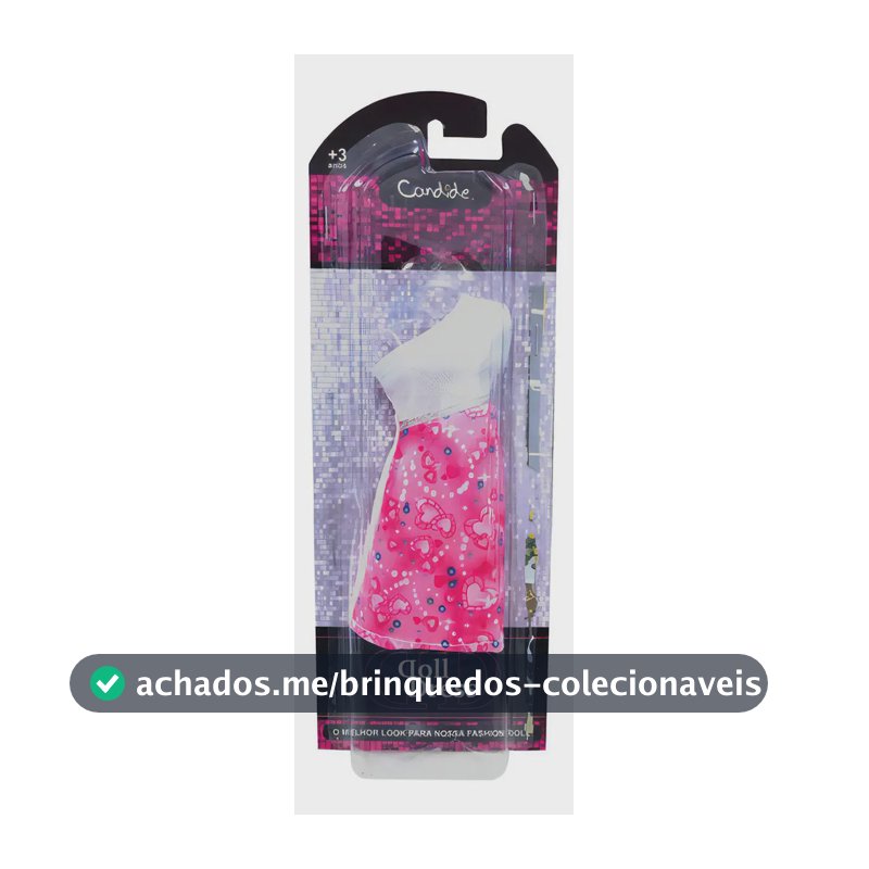 Brinquedo Vestido De Boneca Unitario Sortido Doll Dress 1 vestido