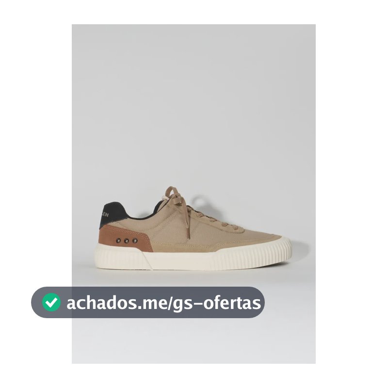 Tênis Masculino Glide Osklen Caqui/camel/preto Liso 41 Br