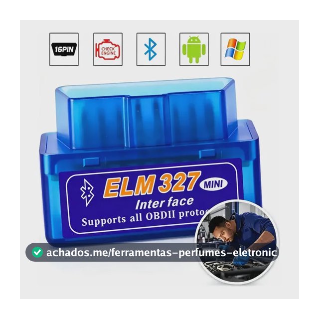 Scanner Automotivo Bluetooth Obd2 Elm 327 Android Ios Obdii