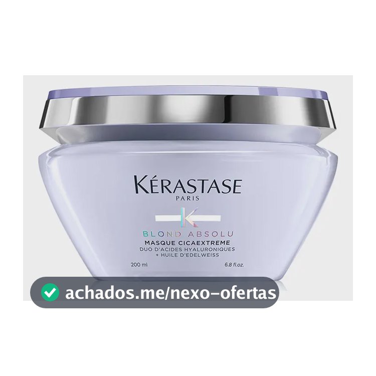 Máscara Kérastase Blond Absolu Cicaextreme, Cabelos Loiros, Danificados ou com Mechas, 200ml