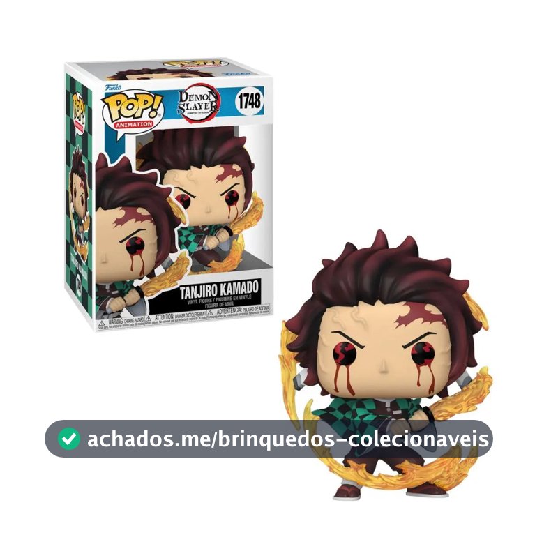 Boneco Funko Pop! Demon Slayer - Tanjiro Respiração Do Sol