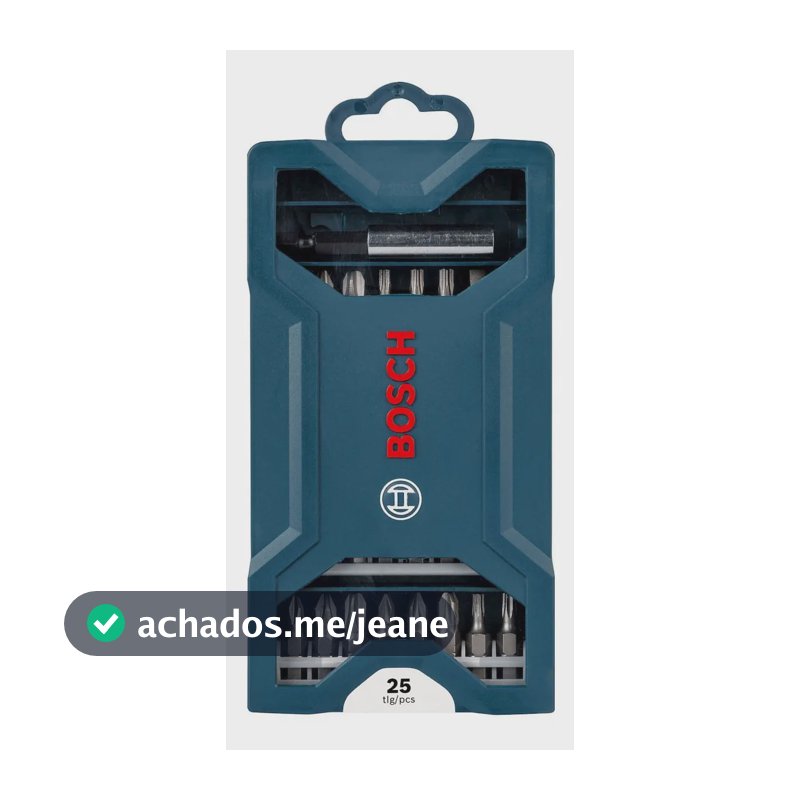 Jogo De Bits X-line Mini Bosch Com 25 Peças