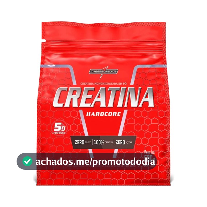 Creatina Integralmédica em pó Sem sabor x 500g