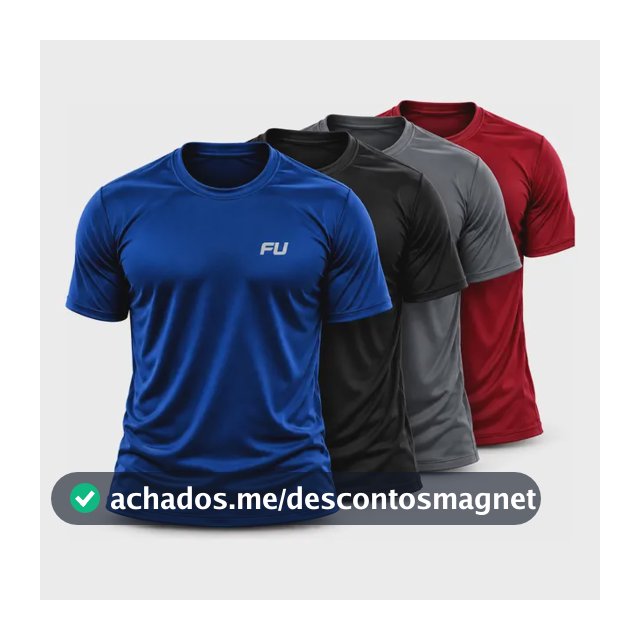 Camisa Dry Fit Kit Com 4 Academia Treino Corrida Premium