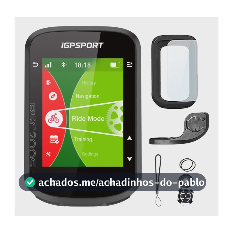 Igpsport Bsc200s Ciclocomputador Gps Com Rota Bike + Brindes