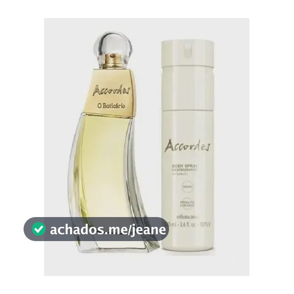 Combo Accordes Colônia + Desodorante Body Spray O Boticário