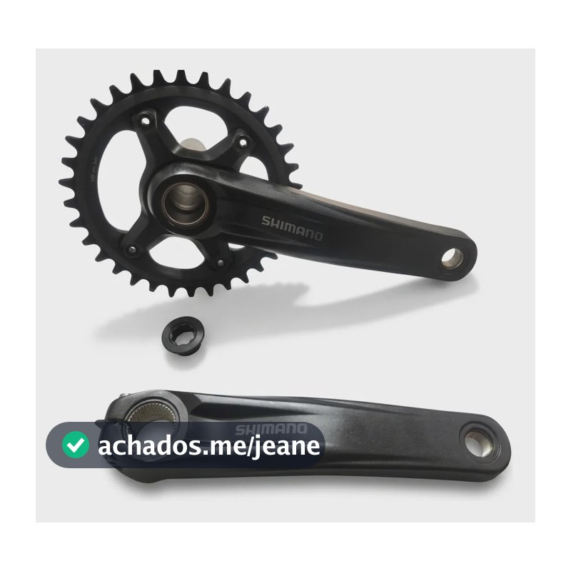 Pedivela Shimano Deore Mt 510 Integrado 175mm 34dentes Preto