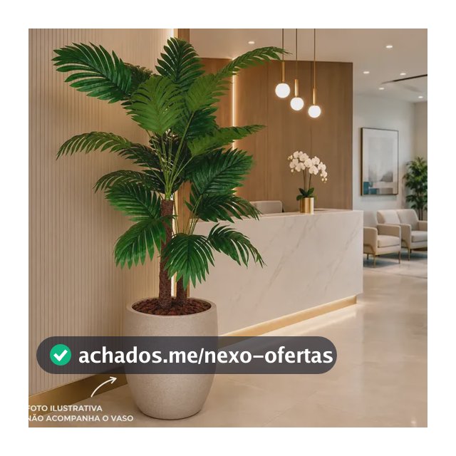 Planta Artificial Palmeira Árvore Toque Real Decoração Árvore Palmeira
