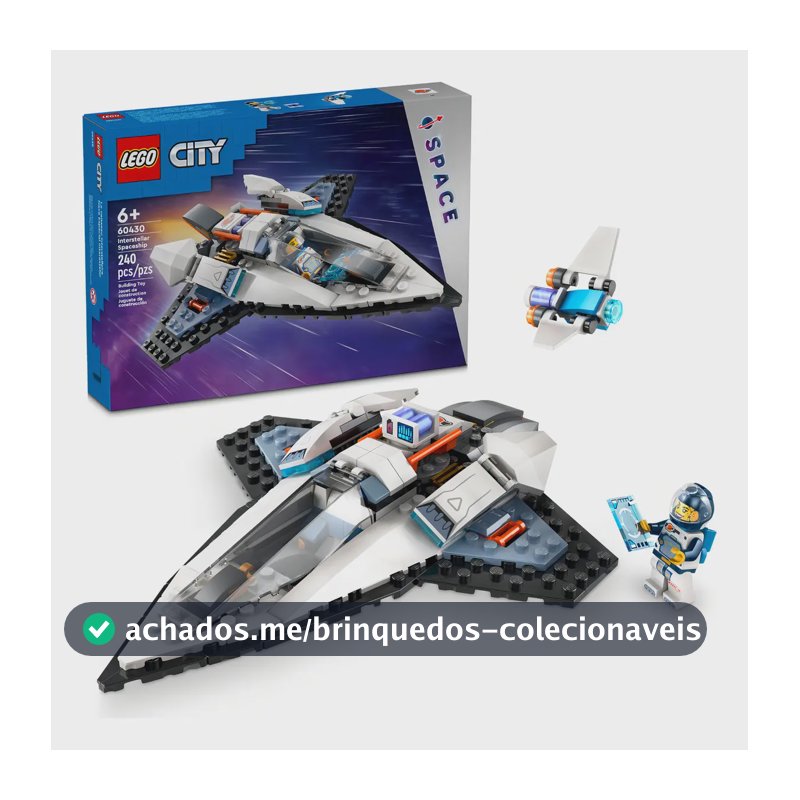 Lego City Nave Espacial Interestelar 240 Peças - 60430 240 City