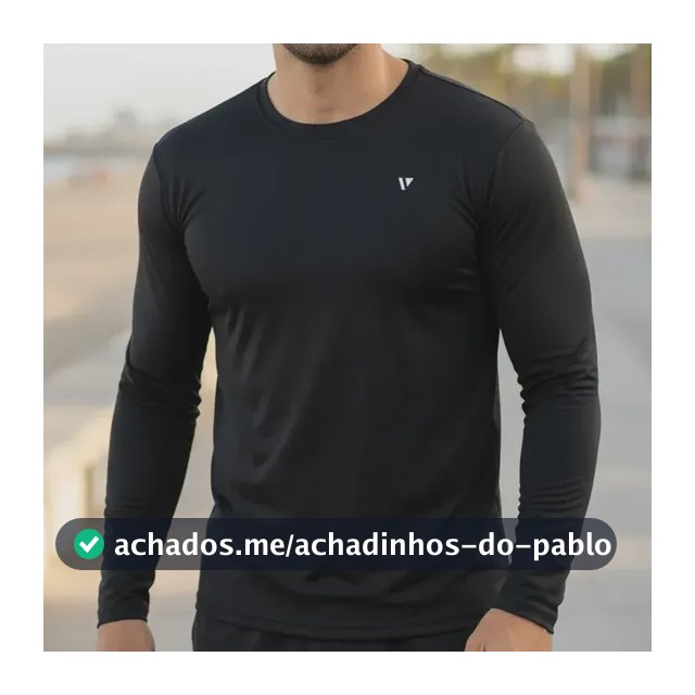 Camisa Térmica Voker Segunda Pele Proteção Solar Uv Dry Fit
