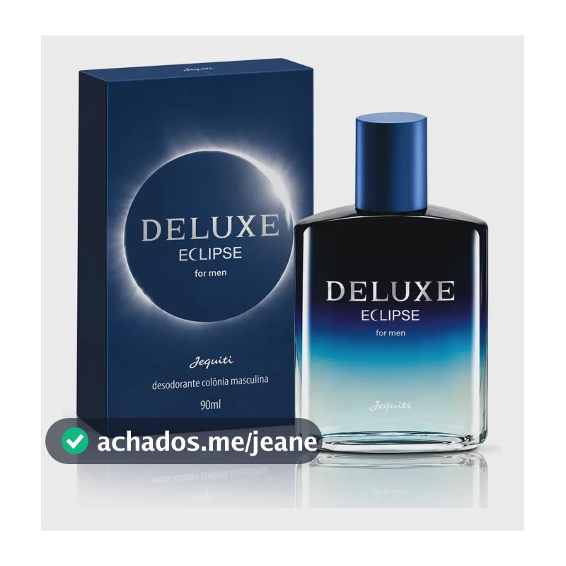 Colônia Jequiti Deluxe Eclipse Masculino 90 ml