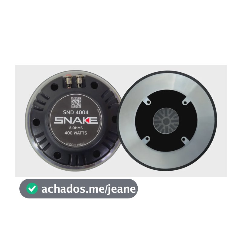 Driver Snake 2 Polegadas Snd 4004 8 Ohms 200w Rms