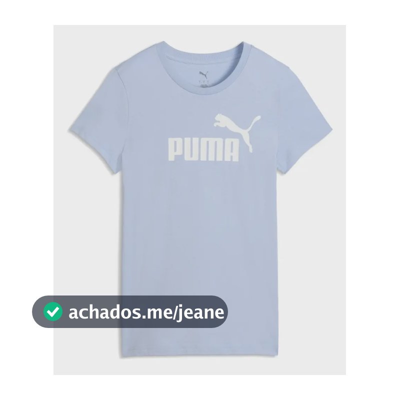 Camiseta Feminina Ess No. 1 Logo Slim Tank Puma Snow Mountain Blue N/a Gg Liso