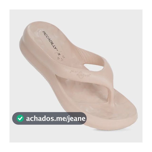 Chinelo Dedo Piccadilly Eva Marshmallow C224 Antiderrapante Nude Claro 37 Br