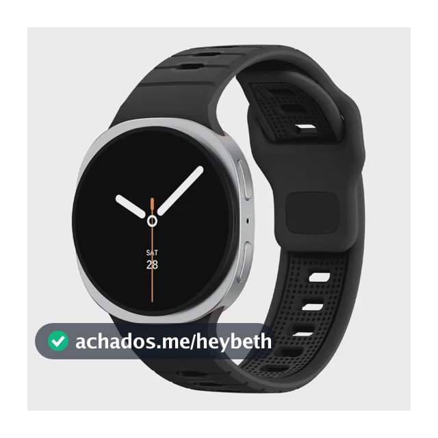 Pulseira Silicone Para Samsung Galaxy Watch 8 9 / 8 Classic