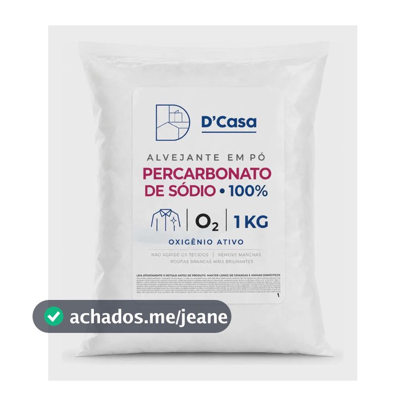 Percarbonato De Sódio Dcasa Tira Manchas - 1 Kg
