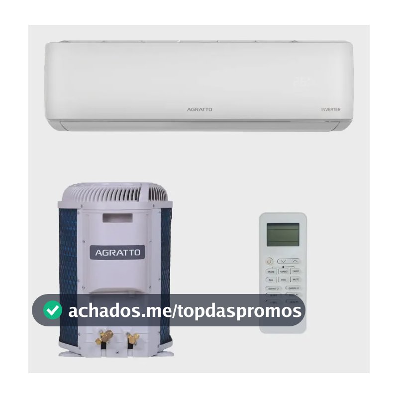 Ar Condicionado Hi Wall Agratto Zen Top Inverter 9k Qf 220v