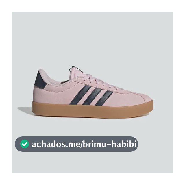 Tênis Feminino Vl Court 3.0 adidas Clpink/legink/gum3 Liso 36 Br