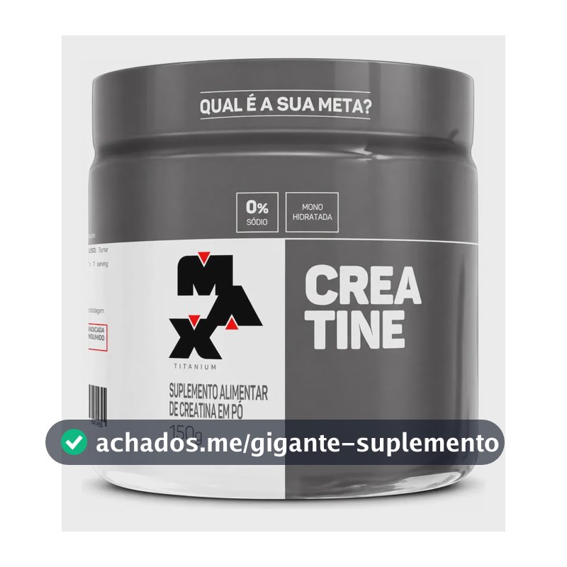 Suplemento Em Pó Max Titanium Creatina 150g