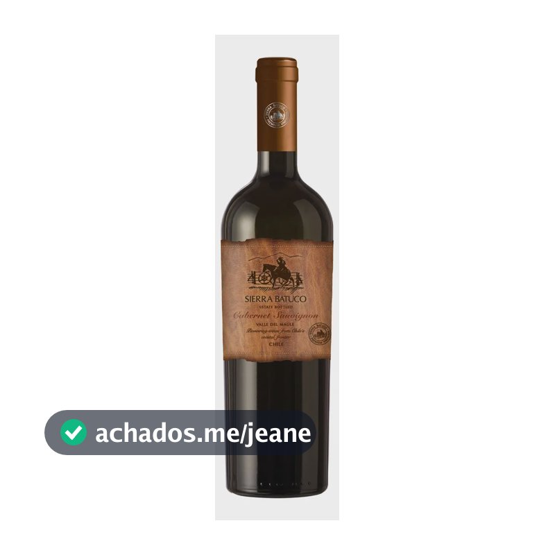 Vinho Chileno Tinto Sierra Batuco Cabernet Sauvignon 750ml