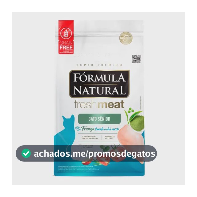 Formula Natural Fresh Meat Gato Senior 7+ Frango 10,1kg