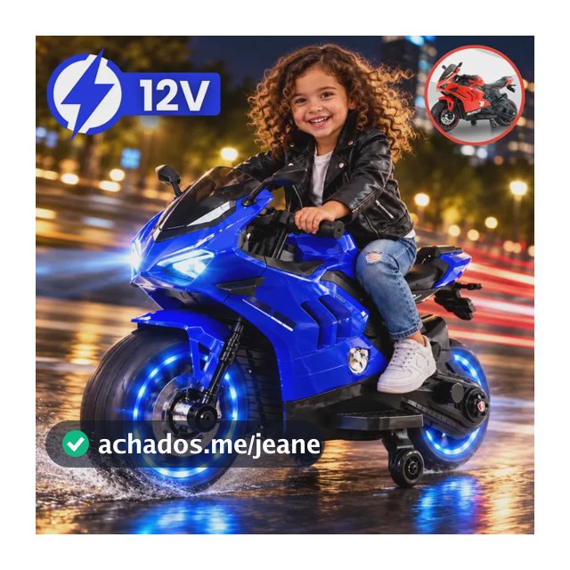 Moto Elétrica Infantil Motinha Motocicleta Passeio Brinquedo
