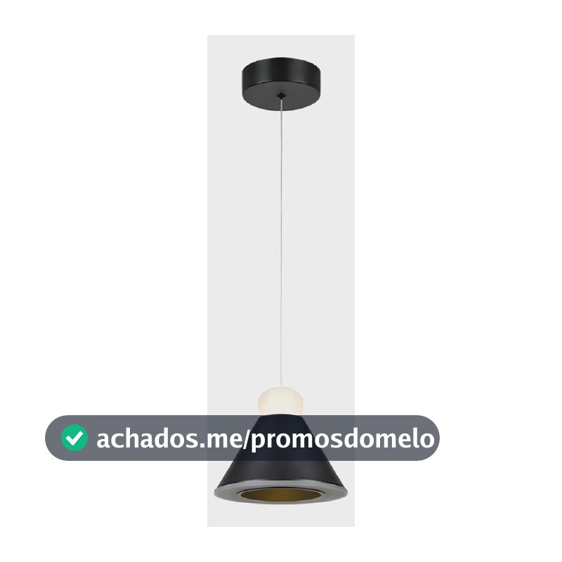 Pendente Led Cone Para Balcão Mesa Bancada Área Gourmet
