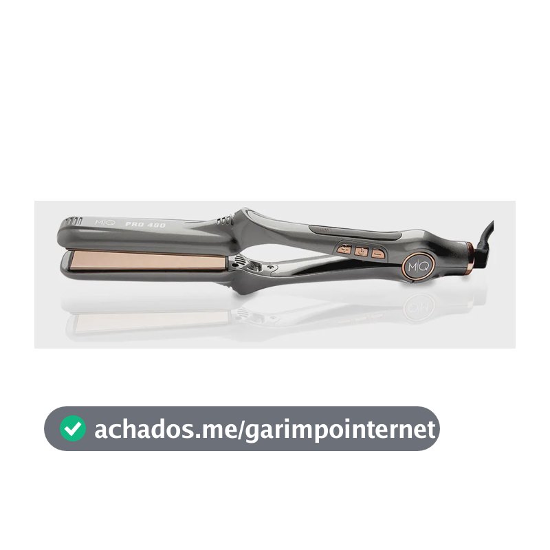 Prancha De Cabelo Mq Pro 480°f Titânio Automatico Chumbo 127/220v