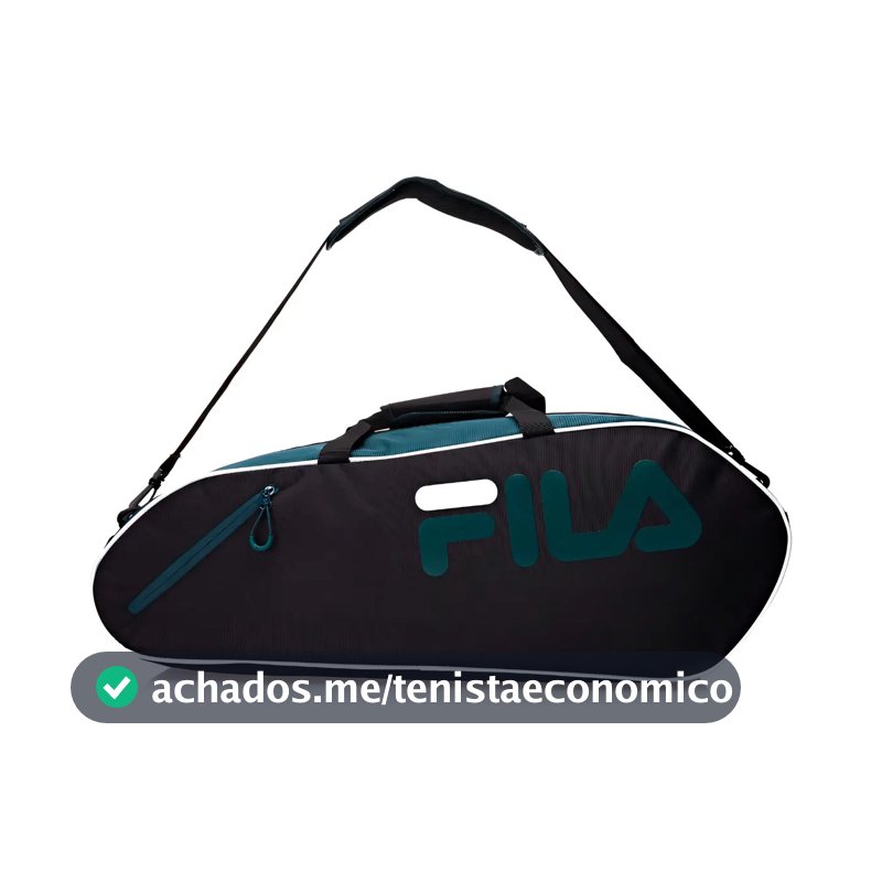 Raqueteira Masculina E Feminina Pomezia Fila Cor Preto/Verde