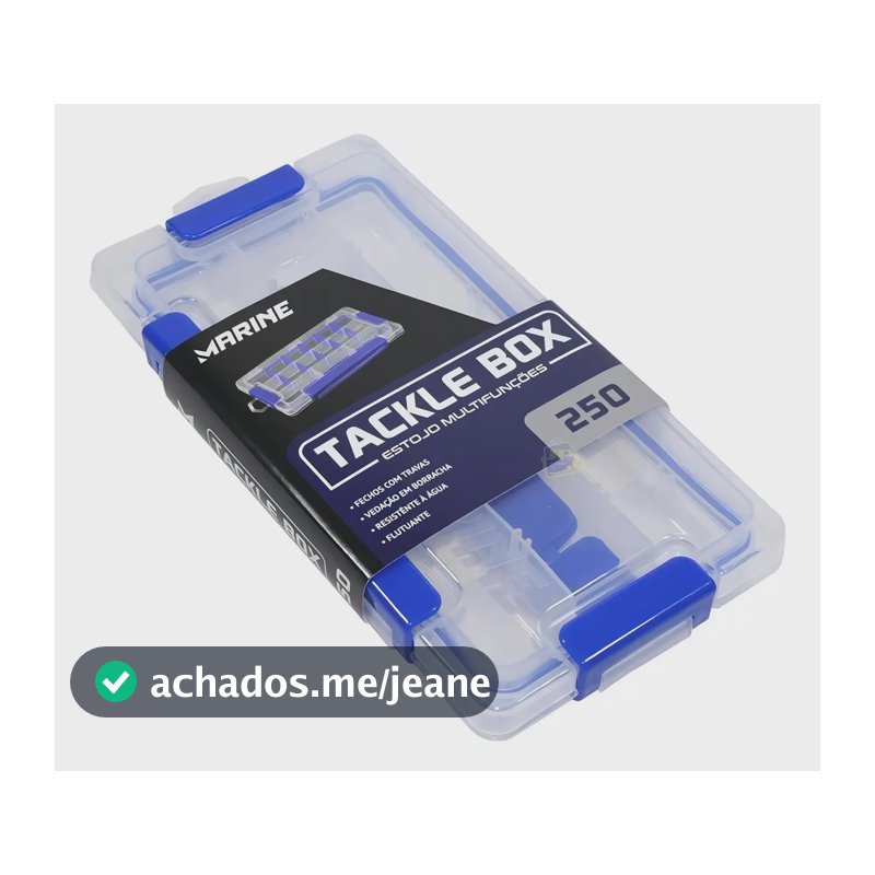 Estojo Flutuante Para Iscas De Pesca Marine Sports Transparente