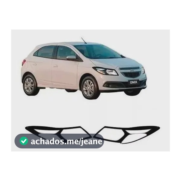 Aplique Adesivo Farol Mascara Negra Onix Prisma G3 2012 A 16