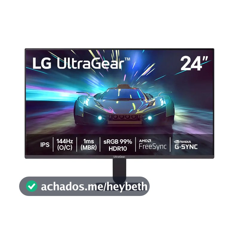 Monitor LG UltraGear™ 24G411A-B 24",FHD, 144Hz, 1ms (MBR), NVIDIA G-SYNC, AMD FreeSync, HDR10