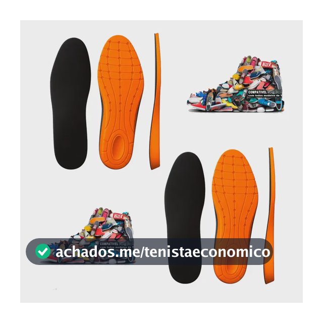 Kit 2 Palmilha Ideal Para Tênis De Gel Macia Ortopédica Fina