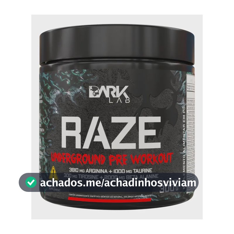 Pre Treino Raze Melancia 300g Dark Lab