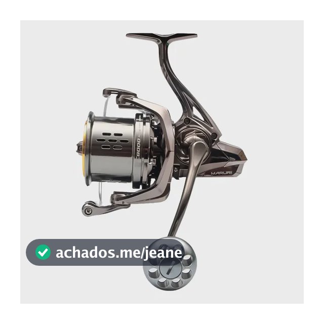 Molinete Maruri Cc8000 Long Cast Prateado Direito/esquerdo