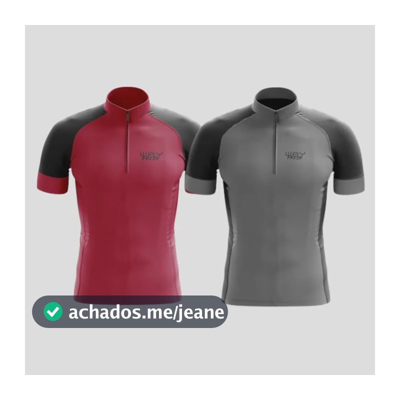 Kit 2 Camisa Ciclismo Masculina Térmica Bike Pedal Mtb Uv Vinho / Cinza P