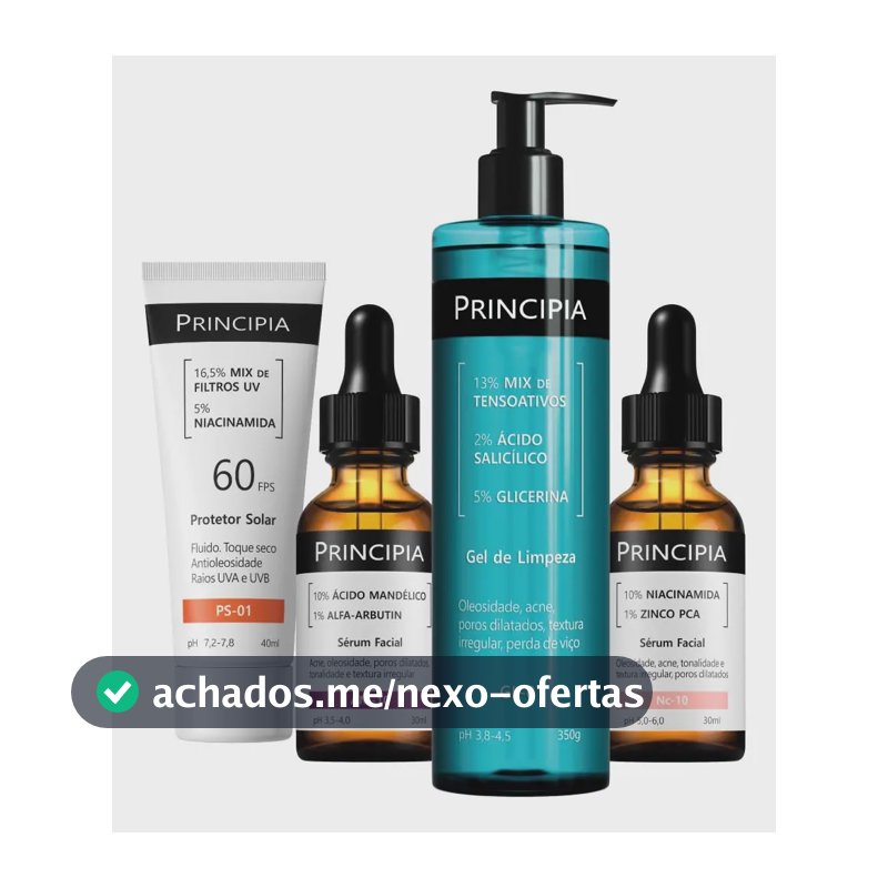Principia Kit Anti-Manchas Essencial – Rotina Completa Dia e Noite
